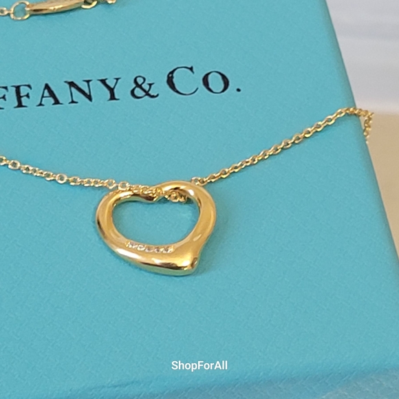 Tiffany & Co. Gold Heart Necklace - Picture 2 of 14